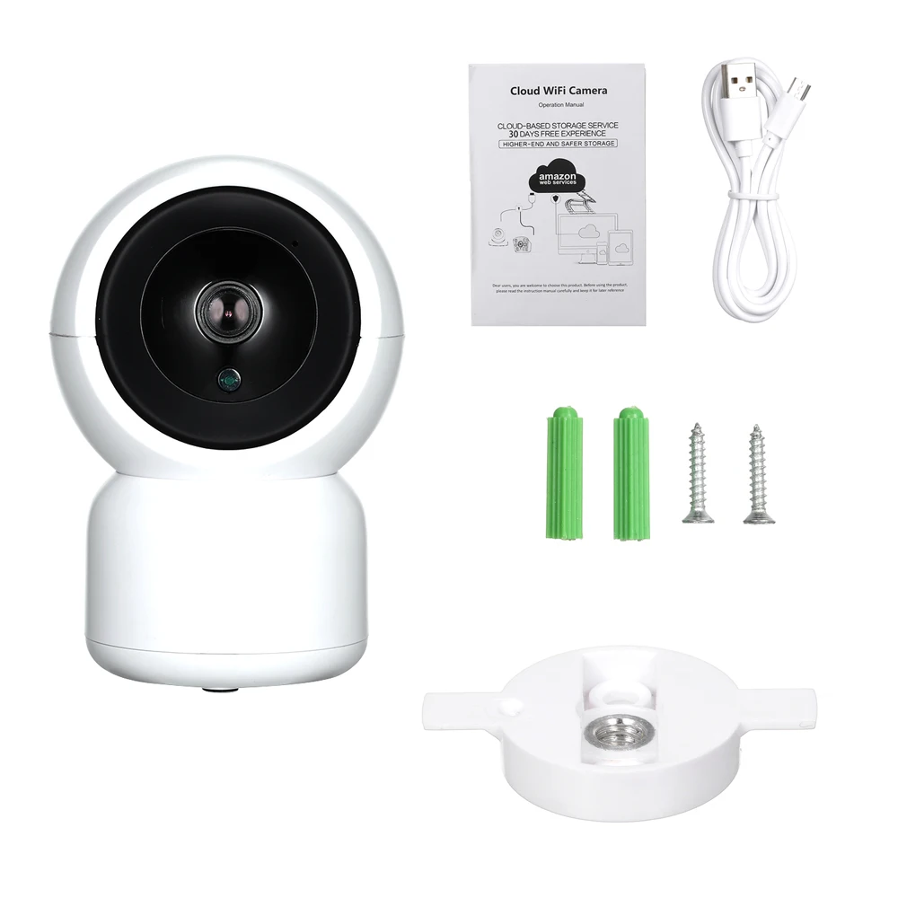 1080P IP Камера WI FI 360 Смарт для панорамной съемки TF слот карты ИК двухстороннее аудио