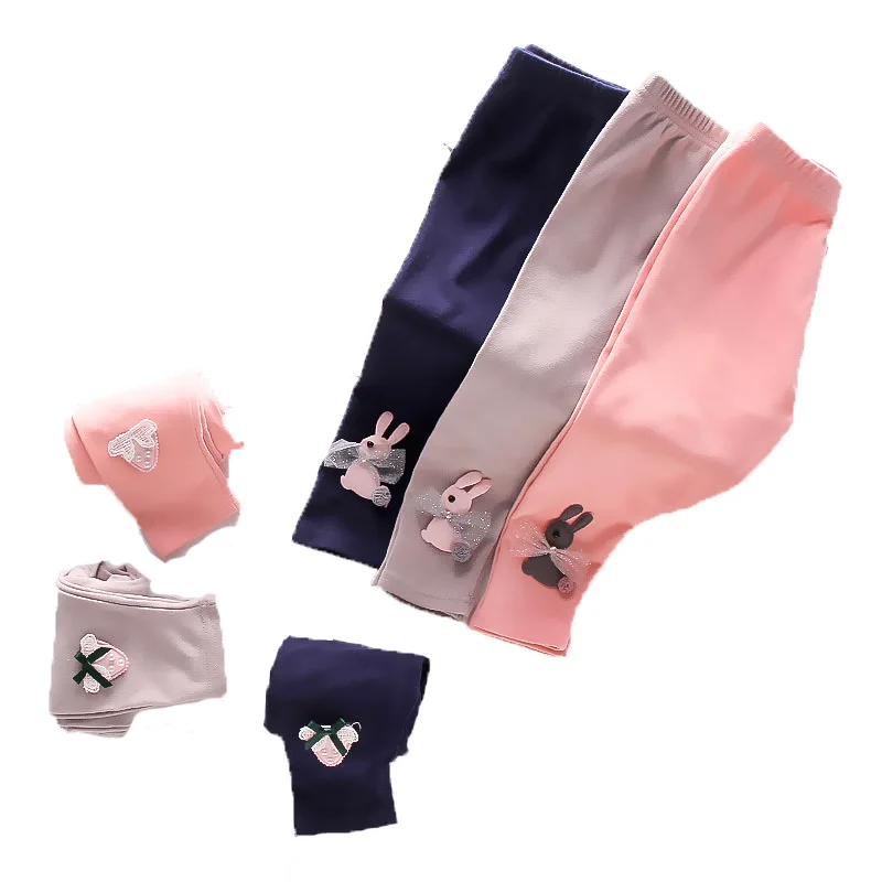 

Spring Autumn Girls Leggings 1-8 Years Children Pencil Pants Teenager Casual Comfortable Skinny Long Trousers C0039