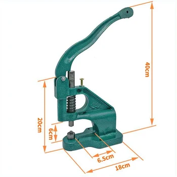 

12mm(Machine + Molds+100 Sets Eyelets)Eyelets Machine Metal Buttons Tools Snaps +1 Pair*molds Hand Press DIY Clothing Crafts