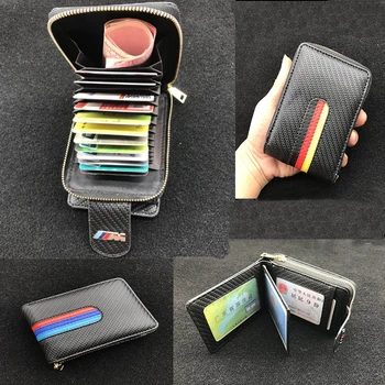 

Genuine Leather Function Card Holder Case ID Credit Passport Cover Wallet Document Bag For Nissan Qashqai Opel Astra J H G