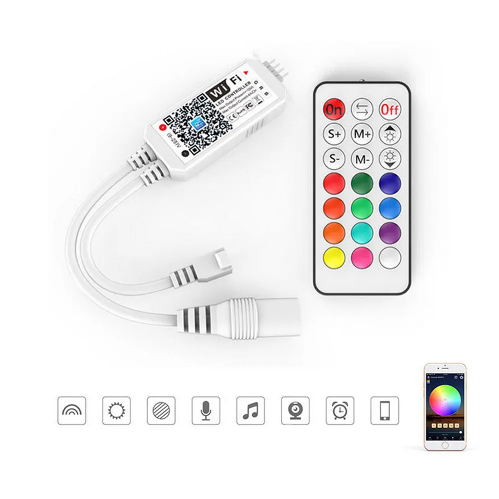 Беспроводной Wi Fi RF пульт дистанционного управления для RGB/RGBW/RGBWW Светодиодные