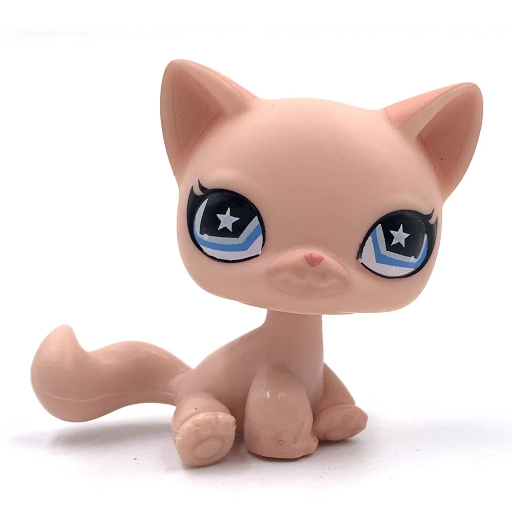 LPS редкая оригинальная маленькая кошка из коллекции pet shop игрушки #959 розовая