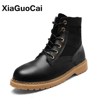 

Military Army Ankle Boots Male Spring Autumn High Top Men Shoes Retro Lace Up Trend Fashion Desert Boots Antiskid Dropshipping