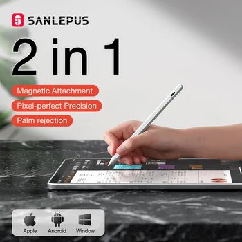 

SANLEPUS Active Stylus Pen For Apple Pencil 2 iPad Android Tablets Phone Samsung Xiaomi Pro Air 3 Universal Drawing Touch Pencil