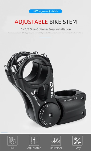 調整可能なステム 調整可能なマウンテンバイクステム,アルミニウム合金,90/110/130