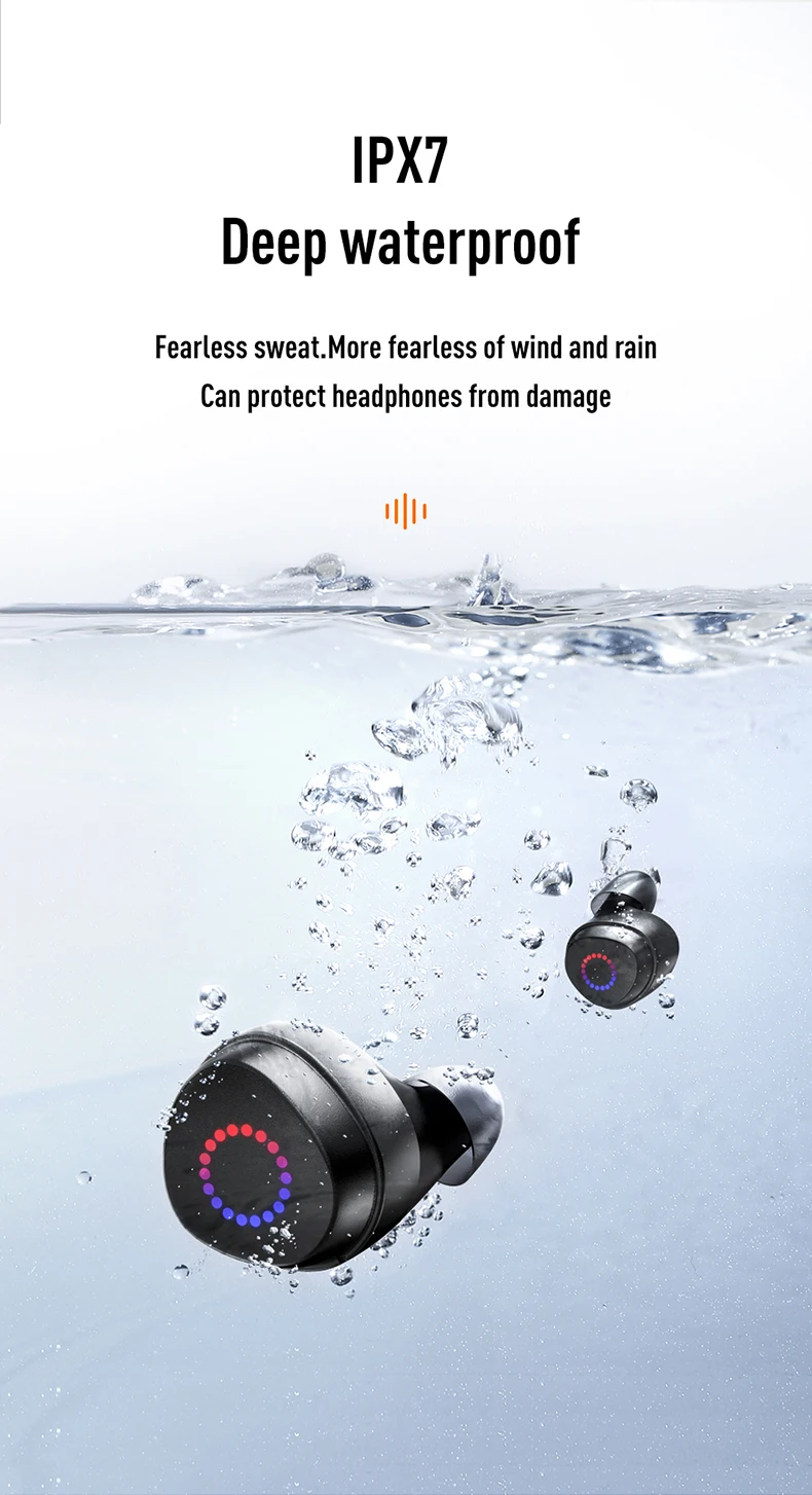 JOYROOM JR-TL1 Earphones Bluetooth TWS Wireless Deep Waterproof Touch Control Earbudswith Official Warranty – BLACK JOYROOM JR-TL1 PhoneShones