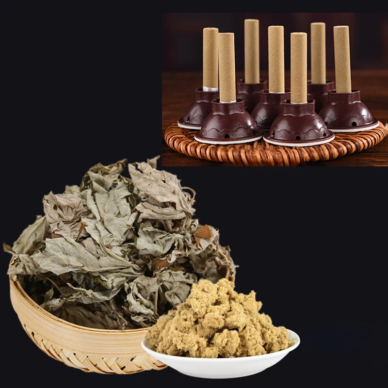 Moxibustion Tube Paste Moxa Self-stick Mugwort Candle Therapy Heating Acupunture Meridian Massage Warm Body Massager 50Pcs