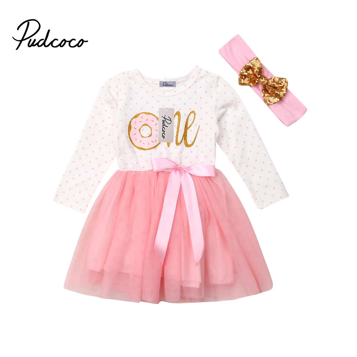Pudcoco/фатиновое платье-пачка для маленьких девочек на 1-й, 2-й, 3-й день рождения повязка на голову, комплект одежды, наряды на день рождения vestido de bebes