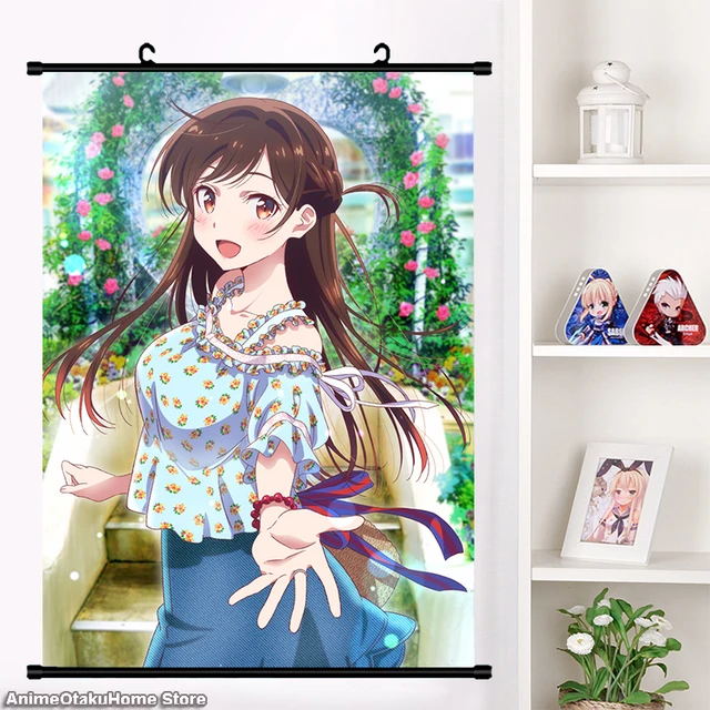  ROUNDMEUP 3D Kanojo Anime Fabric Wall Scroll Poster (32x46)  Inches : Home & Kitchen