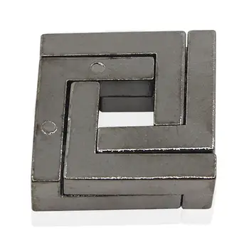 

Alloy Square Lock Puzzle Brain Tester IQ Test Kids Adults Intelligent Toys For Child Talent Educational Toys 1pcs