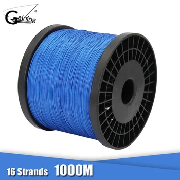 

16 Strands 1000M Super Strong Braided Wire 60LB-310LB Multifilament PE Fishing Line Saltwater Fishing
