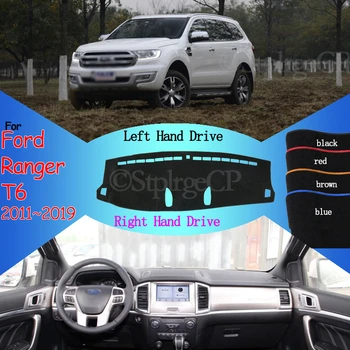 

Carpet Dashboard Cover Pad Protective Pad Dashmat Avoid Light Pad for Ford Ranger 2011 2012 2013 2014 2015 2016 2017 2018 2019