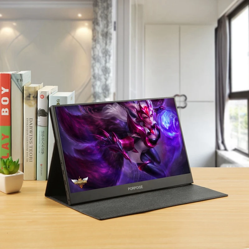 

15.6 Inch Portable Full HD Computer Monitor for PS3 PS4 Xbo x360 Nintendo Switch Raspberry Pi 1080P IPS LCD LED Display Monitor