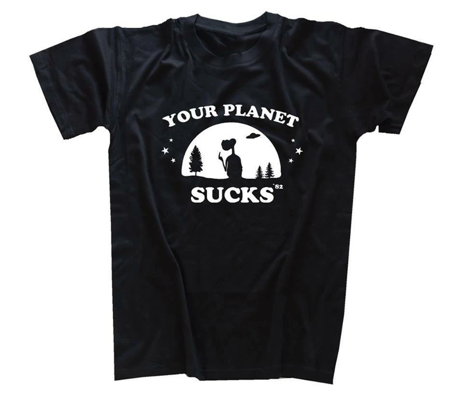 Su Planet susty-Et-Ufo Camiseta S-Xxxl Nuevo уличная забавная футболка | Мужская одежда