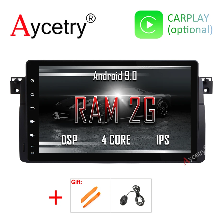 

DSP IPS 9'' 2 Din Android 9.0 Car Multimedia no dvd player GPS Autoradio For BMW/E46/M3/Rover/3 Series car radio PC WIFI OBD2 FM