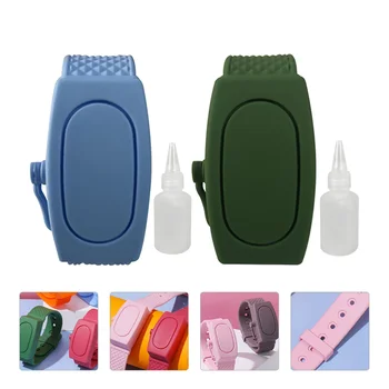 

1 Set Hand Soap Dispenser Sanitizer Disinfectant Sub-packing Silicone Bracelet