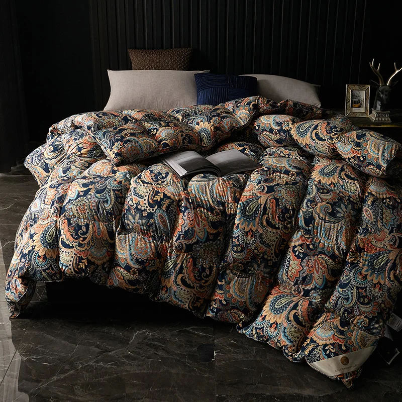 Luxury King Size Winter Quilt Goose Bedding Filler Goose Quilt