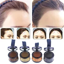 4 цвета, линия для волос, пудра для волос, контроль краев, линия для волос, тени для макияжа, консилер для волос, покрытие для корней волос, унисекс, мгновенно