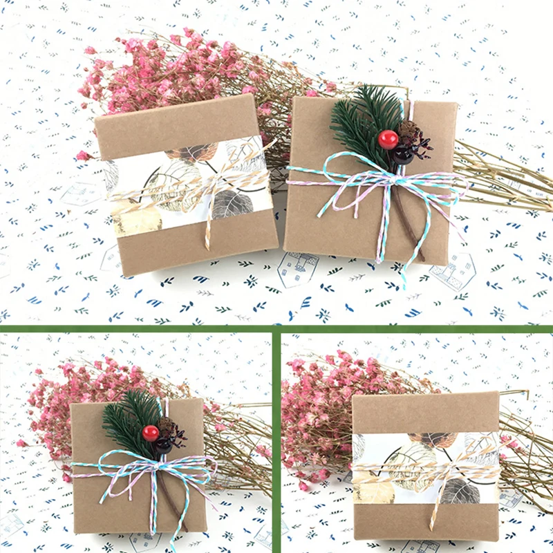 10 м* 5/сумка ручной работы бумажные двухслойные цветные тонкие веревки для подарка Свадебная Упаковка Украшение на день рождения