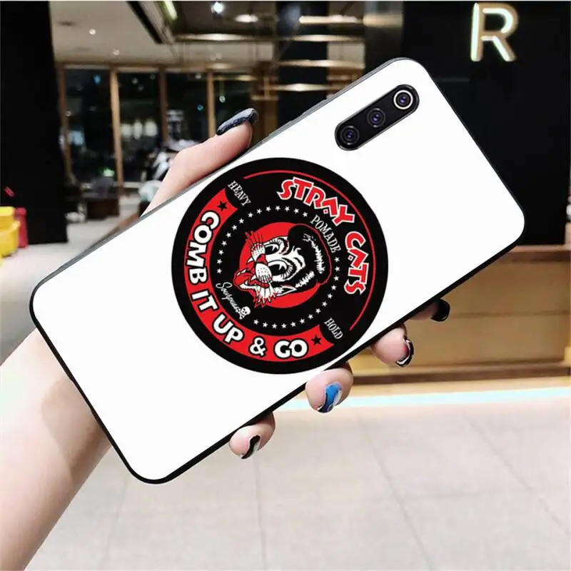 Stray Cats Rockabilly Slim DIY Printing Phone Case cover Shell for Xiaomi Mi10 10Pro 10 lite Mi9 9SE 8SE Pocophone F1 Mi8 Lite xiaomi leather case