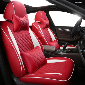 

kokololee Custom Leather car seat covers set For KIA Niro KX1 Cadenza SHUMA CARENS Carnival VQ Borrego Opirus Sorento seat cars