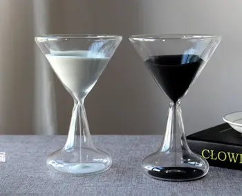 

16.5x10.6cm Big Hourglass Glass Sand Timer Home Coffee Shop Decoration Decor Adornment Student Birthday Gift Unique Goblet Shape