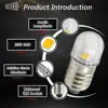 2pcs Warm white E10 3V 6V 12V 0.08A 0.96W Miniature Screw Base Instrument LED Light Bulb Lamp Flashlight Torch DIY Work Light ► Photo 3/6