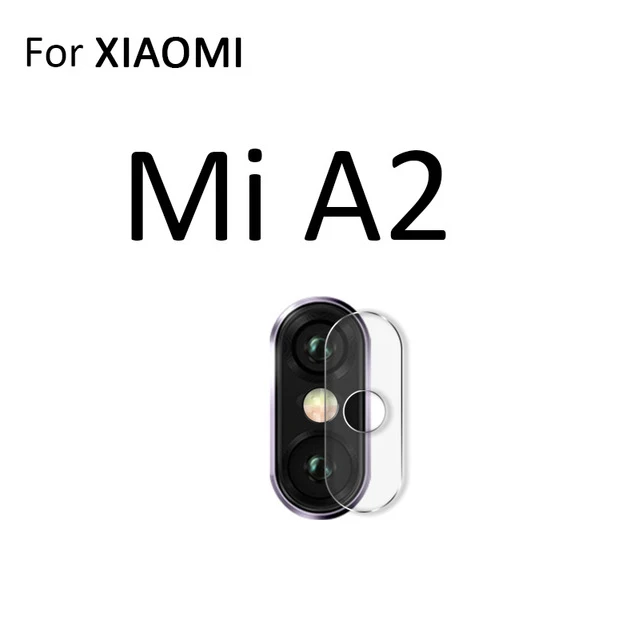 Задняя камера из закаленного стекла для объектива Xiaomi mi 9T Pro A3 Защитная пленка для экрана для Red mi Note 8 7 6 5 Pro на Red mi 7 7A 6 6A 5 Plus - Цвет: For Mi A2  6X