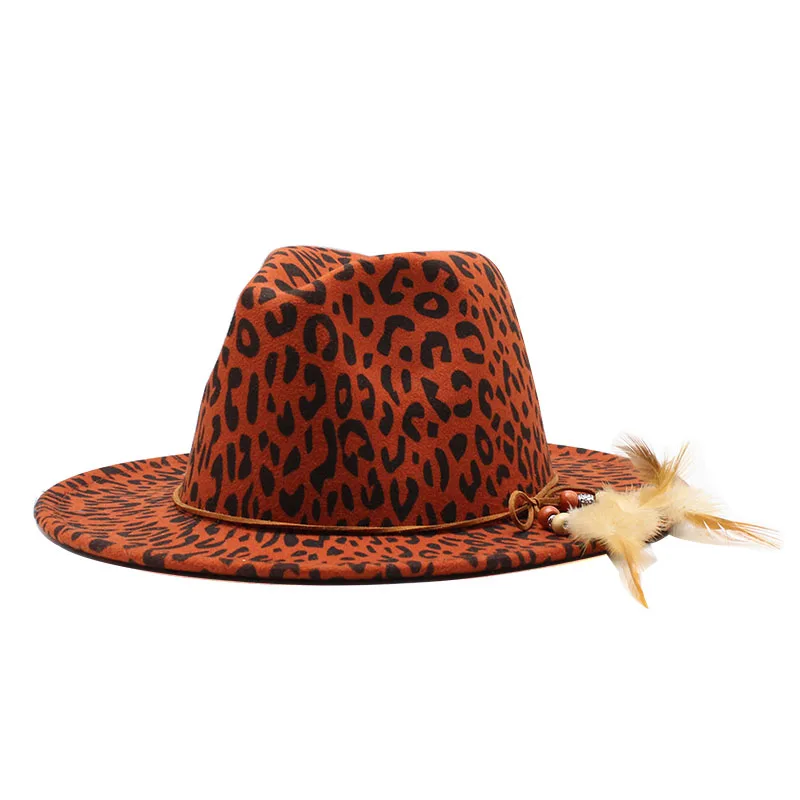 Men's wool warm shallow top fedora 