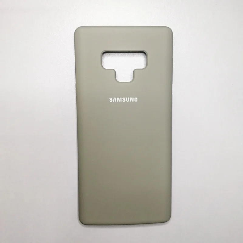 Grey Samsung Note 9 высокого качества силиконовый чехол soft touch задняя защита - Цвет: Grey