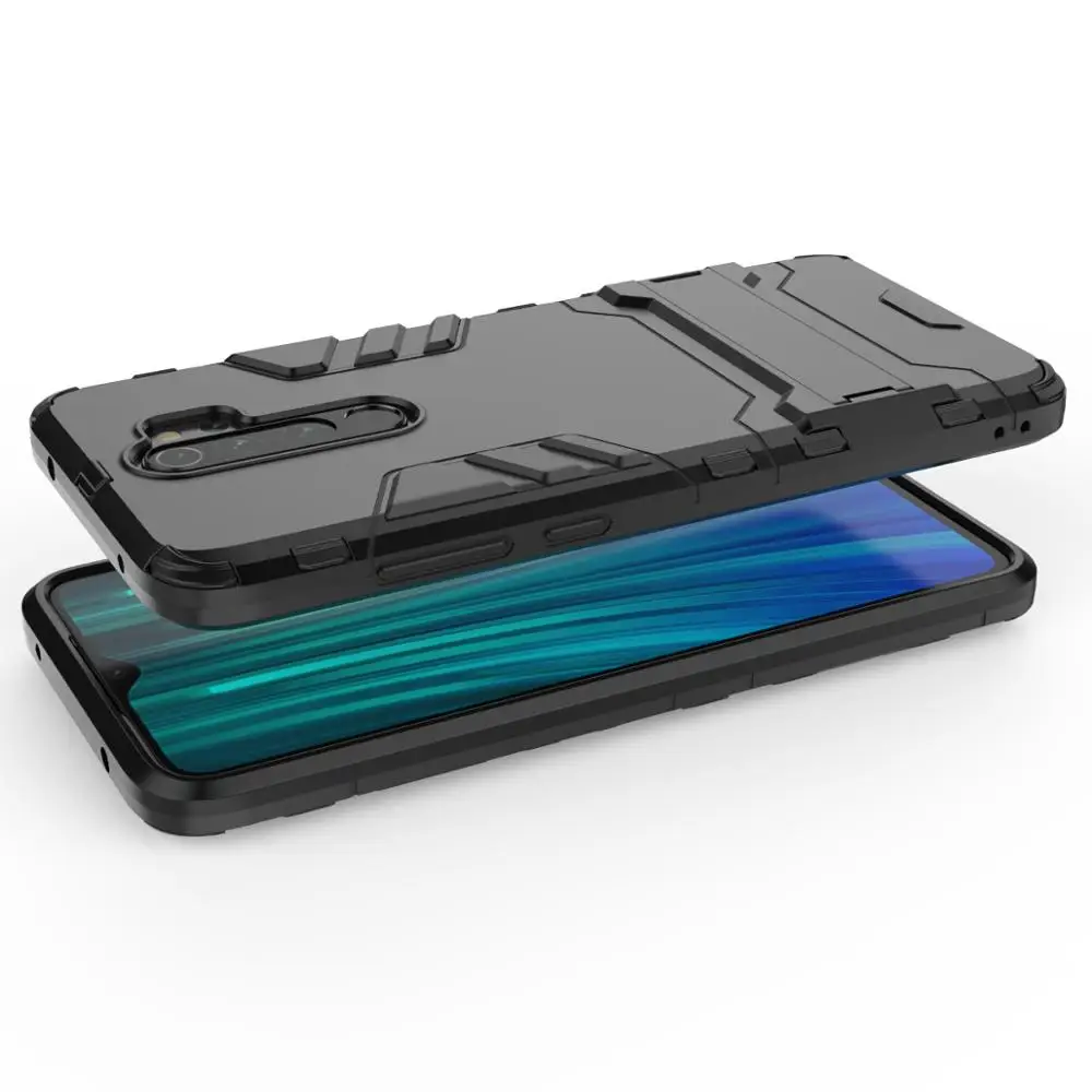 Для Xiaomi Redmi Note 8 Pro чехол противоударный защитный резиновый силиконовый Жесткий Pc чехол для телефона подходит для Redmi Note 8 Pro резиновый корпус робота