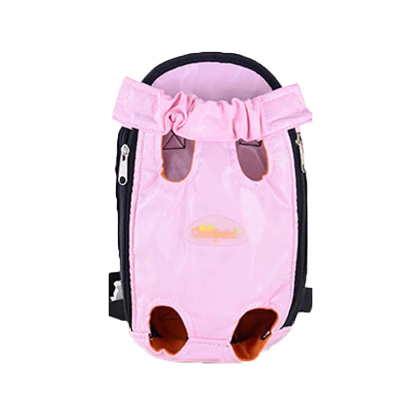Pink Переноска для домашних животных рюкзак для домашних животных Передняя кошка собака переноска дорожная Холщовая Сумка ноги из тотализатор - Цвет: Pink