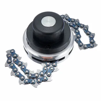 

Universal 65Mn Black Trimmer Head with Saw Chain Brush Cutter Grass Trimmer for Lawnmower Garden Trimmer Spare Parts Tools