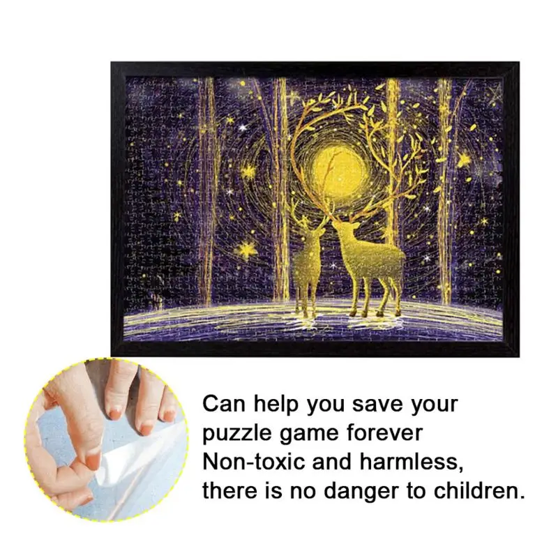 

4/10/20pcs Puzzle Protective Film Peel Sheets Transparent Adhesive Backing Game