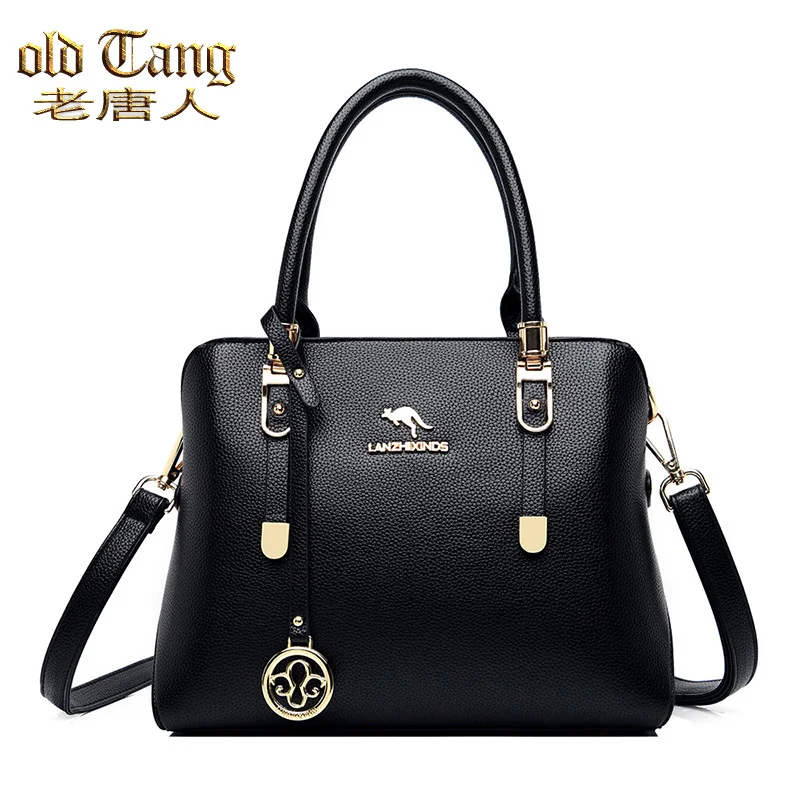 Bandoleras de piel sintética de gran capacidad para mujer, bolsos de mano de alta calidad a la moda, 2020