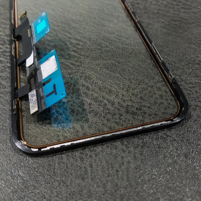 Высококачественный сенсорный экран дигитайзер с рамкой экрана для iPhone 11 Pro Max Сенсорная Панель переднее стекло экран Запасные части
