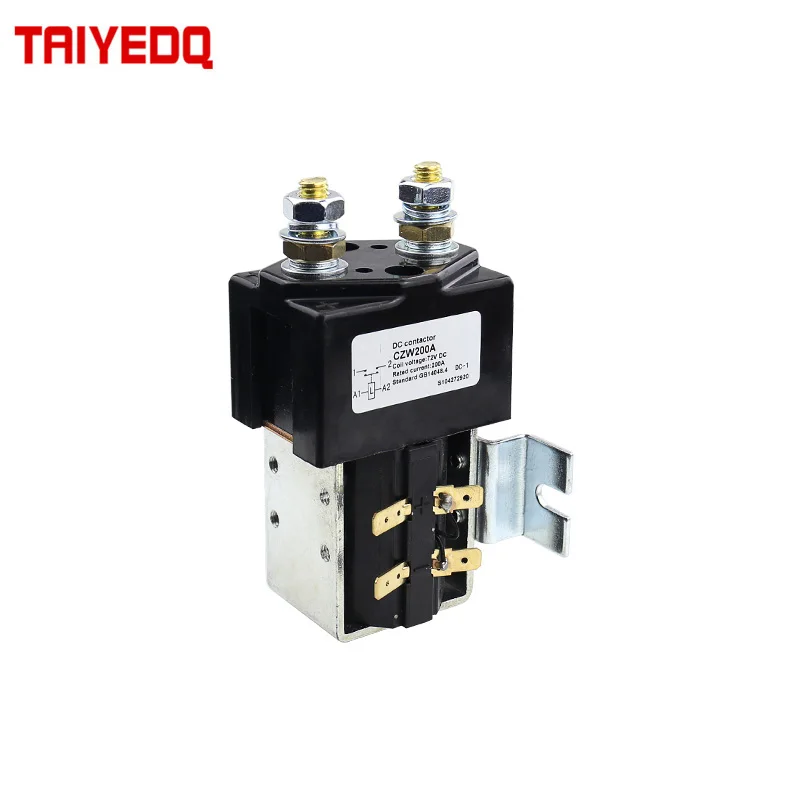 전기 자동차 전기 지게차 핸들링 차량 윈치용 SW180 CZW200 DC 접점, 12V, 24V, 36V, 48V, 60V, 72V, 200A