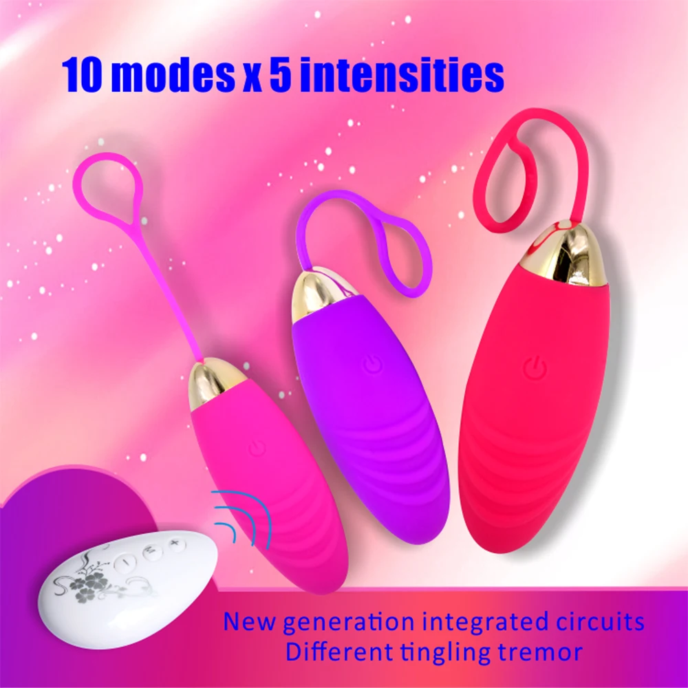 10 speed Silicone Jump Egg Vibrators for Women Wireless Remote Control vibrators USB Rechargeable Massage Ball Adult Sex Toys