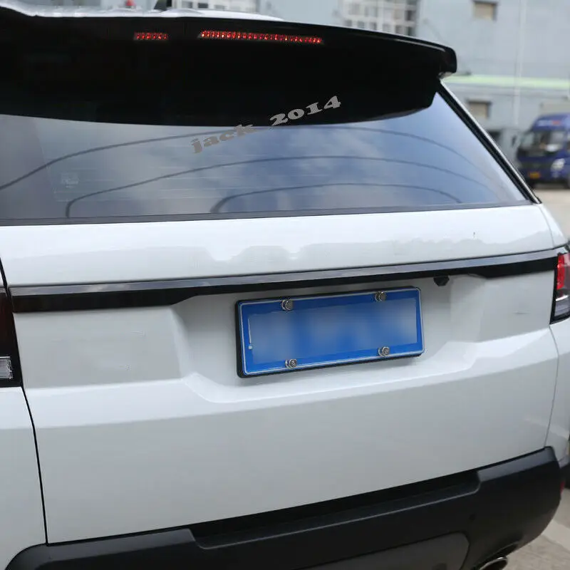 Глянцевый черный задний багажник для губ Накладка для Land Rover Range Rover Sport
