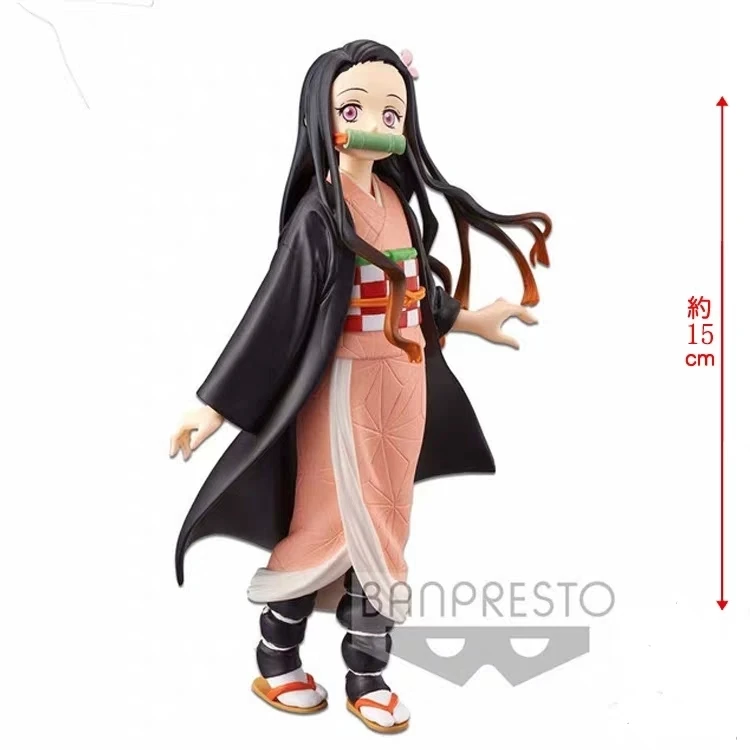 

In stock Original Demon Slayer Kimetsu no Yaiba figure Nezuko Kamado PVC action figure model Figurals