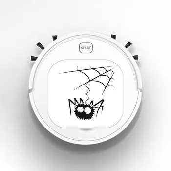 

Auto USB Sweeping 1800Pa Multifunction Smart Robot Vacuum Cleaner Dry Wet Floor Cleaner cartoon Funny SPIDER WEB Halloween