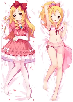 

NEW Sexy Girl Anime Eromanga Sensei Pillow Covers Dakimakura Case 3D Double-sided Bedding Hugging Body Pillowcase 17