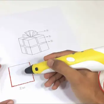 

3D Stereoscopic Doodler Printing Pen Large Screen For Kid Child Education Hobbies Toys Design Drawing