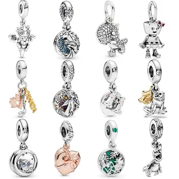 

Diy Charm Frozen Elsa And Nokk Anna Bella Bot Binoculars Pendant 925 Sterling Silver Bead Fit Original Pandora Bracelet Jewelry