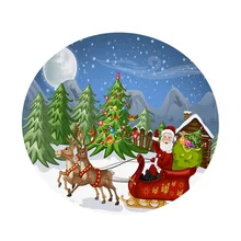 Круглая скатерть(скатерть) отлично подходит для столовой в помещении и на улице