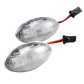 

2Pcs Car Dynamic LED Side Repeater Indicator Light Flowing Side Marker Signal Lamp for BMW Mini Cooper R50 R52 R53 2007+