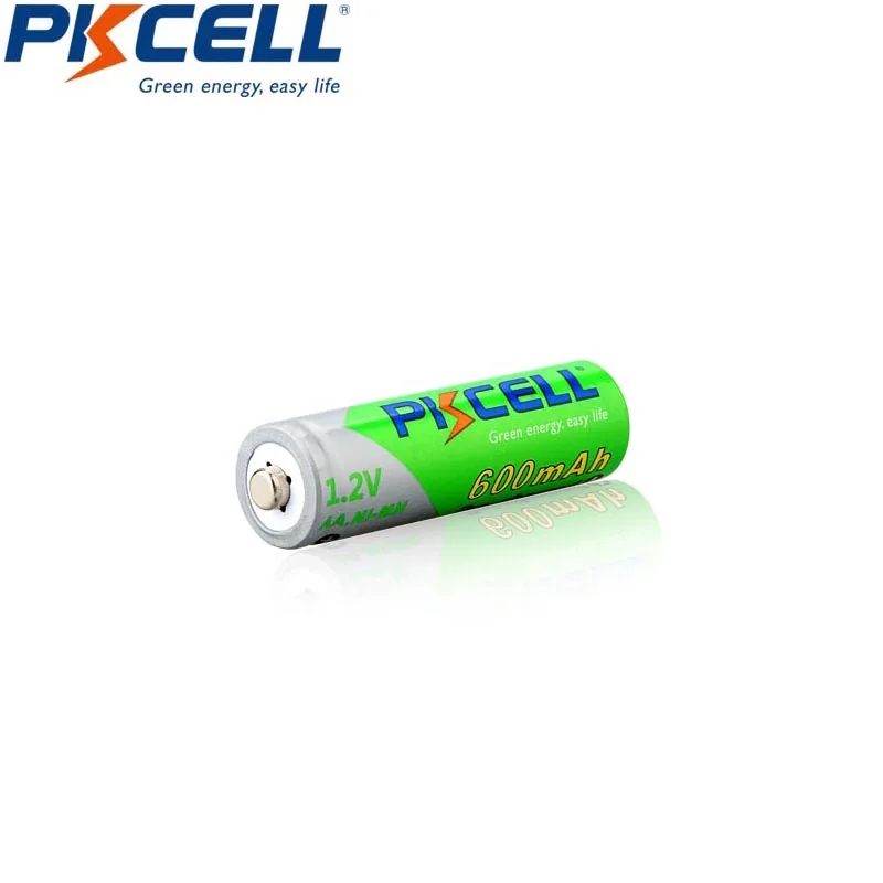 8 шт./2 карты PKCELL AA Аккумуляторная батарея NiMH 1 2 V 600mAh ni mh 2A предварительно