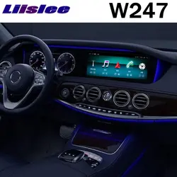 Для Mercedes Benz MB B класс W247 2018 2019 2020 автомобиль радио gps навигации большой Экран Liandlee автомобильный мультимедийный плеер NAVI