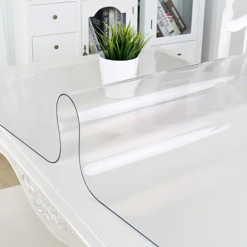 Pvc Tablecloths Transparent Acrylic Clear Table Protector Vinal Tabletop Protection Cover Carpet Protector Office Desk Mat 1 2mm Tablecloths Aliexpress