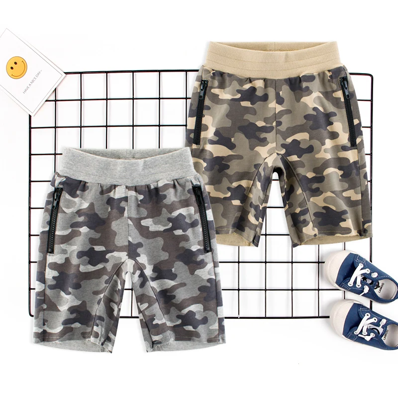 Trousers Sweatpants Kids Summer Boys Cotton Children Beachwear Sport Loose Camouflage Toddler Print Trousers